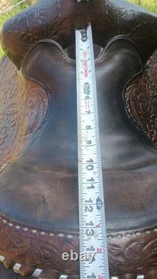 Older Tooled 13 Youth Western Saddle Quality Made