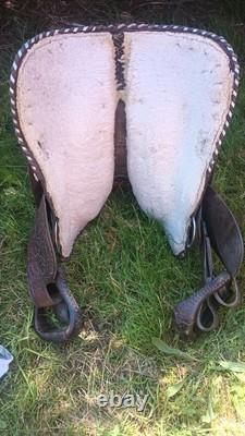 Older Tooled 13 Youth Western Saddle Quality Made