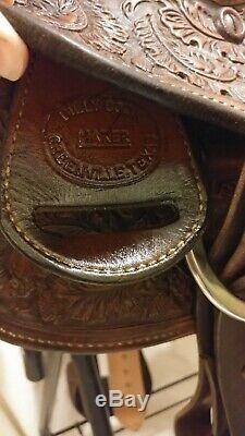 Original Billy Cook Entz Oakleaf & Acorn Western Show Saddle-15 SALE