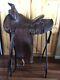 Original Leddy 15 Hand Made Hand Crafted Western Saddle Made In Ft Worth Texas