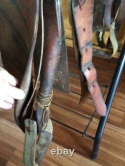Original LEDDY 15 Hand Made Hand Crafted Western Saddle Made in Ft Worth Texas