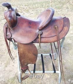 Original Montana Saddlery Missoula Mont. 1109 Western Saddle With 14½ Seat