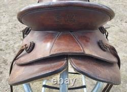 Original Montana Saddlery Missoula Mont. 1109 Western Saddle With 14½ Seat