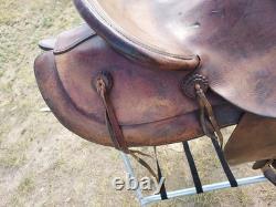 Original Montana Saddlery Missoula Mont. 1109 Western Saddle With 14½ Seat