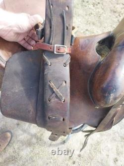 Original Montana Saddlery Missoula Mont. 1109 Western Saddle With 14½ Seat