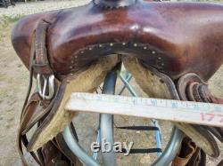Original Montana Saddlery Missoula Mont. 1109 Western Saddle With 14½ Seat