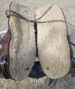 Original Montana Saddlery Missoula Mont. 1109 Western Saddle With 14½ Seat