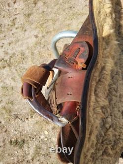 Original Montana Saddlery Missoula Mont. 1109 Western Saddle With 14½ Seat