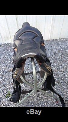 Original Tarpin Hill Trooper Saddle 18 NO RESERVE