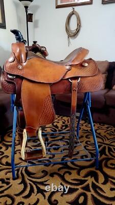 Ortho-Flex 16.5 seat Brown Western Saddle