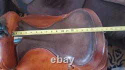 Ortho-Flex 16.5 seat Brown Western Saddle