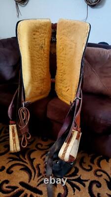 Ortho-Flex 16.5 seat Brown Western Saddle