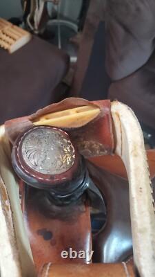 Ortho-Flex 16.5 seat Brown Western Saddle