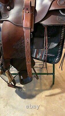 Ortho flex 16 western saddle with rear cinch