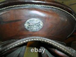 Orthoflex Western Saddle, 15, Excellent condition, Brown Leather Trail/Roping