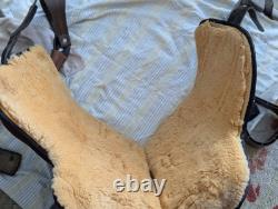 Orthoflex cut back trail saddle, brown, seat size 14 (western)/18.5 (English)