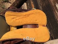 Outwest Saddlery Stock Saddle 16 Ranch, Half Seat, Mule, Trail, Old west