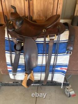 Parelli Fusion Western Saddle. Custom With Oak Stirrups, Bucking Rolls, 17 Seat
