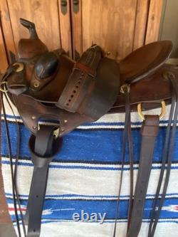 Parelli Fusion Western Saddle. Custom With Oak Stirrups, Bucking Rolls, 17 Seat