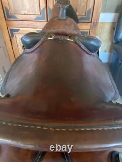 Parelli Fusion Western Saddle. Custom With Oak Stirrups, Bucking Rolls, 17 Seat