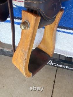 Parelli Fusion Western Saddle. Custom With Oak Stirrups, Bucking Rolls, 17 Seat