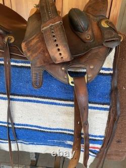 Parelli Fusion Western Saddle. Custom With Oak Stirrups, Bucking Rolls, 17 Seat