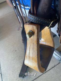 Parelli Fusion Western Saddle. Custom With Oak Stirrups, Bucking Rolls, 17 Seat