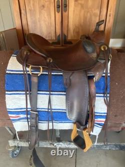 Parelli Fusion Western Saddle. Custom With Oak Stirrups, Bucking Rolls, 17 Seat