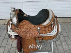 Phil Harris 16 Western Show Saddle with Saddle Bag