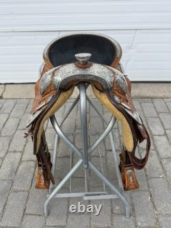 Phil Harris 16 Western Show Saddle with Saddle Bag