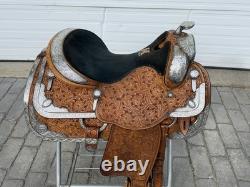 Phil Harris 16 Western Show Saddle with Saddle Bag