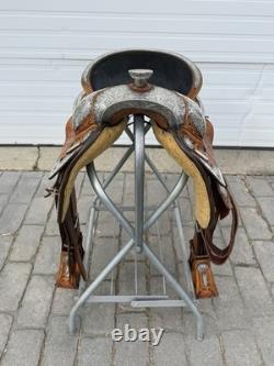 Phil Harris 16 Western Show Saddle with Saddle Bag