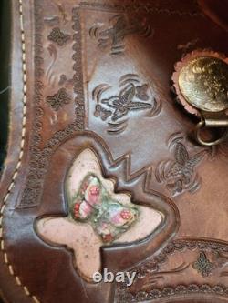 Pink Butterfly Saddle