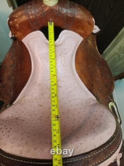 Pink Butterfly Saddle