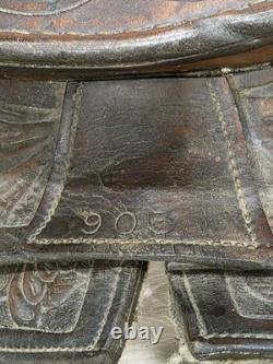 Pioneer Big Horn 15 No. 903 Brown Leather Western Pleasure/Trail Saddle Vintage
