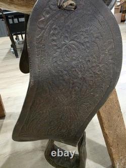 Pioneer Big Horn 15 No. 903 Brown Leather Western Pleasure/Trail Saddle Vintage