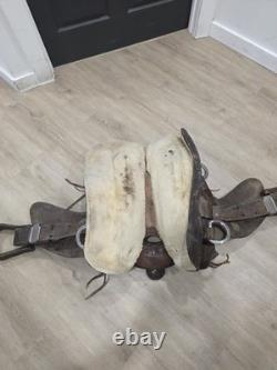 Pioneer Big Horn 15 No. 903 Brown Leather Western Pleasure/Trail Saddle Vintage