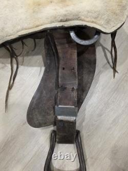 Pioneer Big Horn 15 No. 903 Brown Leather Western Pleasure/Trail Saddle Vintage
