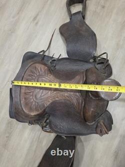 Pioneer Big Horn 15 No. 903 Brown Leather Western Pleasure/Trail Saddle Vintage