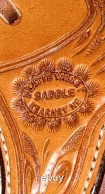 Platte Valley Saddle Co Chinks Western Leather Fringed Cowboy Riding Gear USA