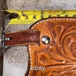 Platte Valley Saddle Co Chinks Western Leather Fringed Cowboy Riding Gear USA