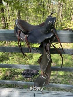 Pony & Kid Antique/Vintage Western Riding Saddle