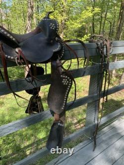 Pony & Kid Antique/Vintage Western Riding Saddle