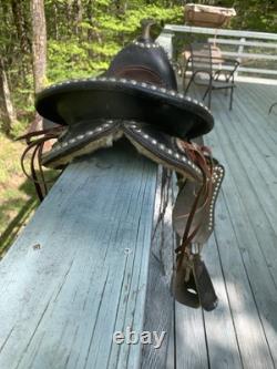 Pony & Kid Antique/Vintage Western Riding Saddle