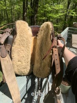 Pony & Kid Antique/Vintage Western Riding Saddle