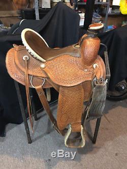 Porter Western Roping Roper Trail Ranch Saddle 15.5 Seat