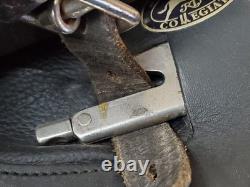 Premium Black Leather 16.5 Horse Saddle Made in Argentina