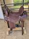 Premium Hand-tooled Western Barrel Leather Saddle Brown Horse Riding Saddles