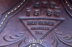 Preowned Bill Oliver saddle, Amarillo, TX 15 Seat