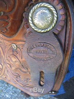 Price Mclaughlin Saginaw Texas Special Trophy Saddle 1981